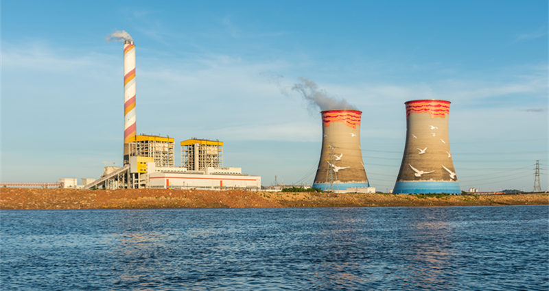 （圖：電廠(chǎng)脫硫系統）