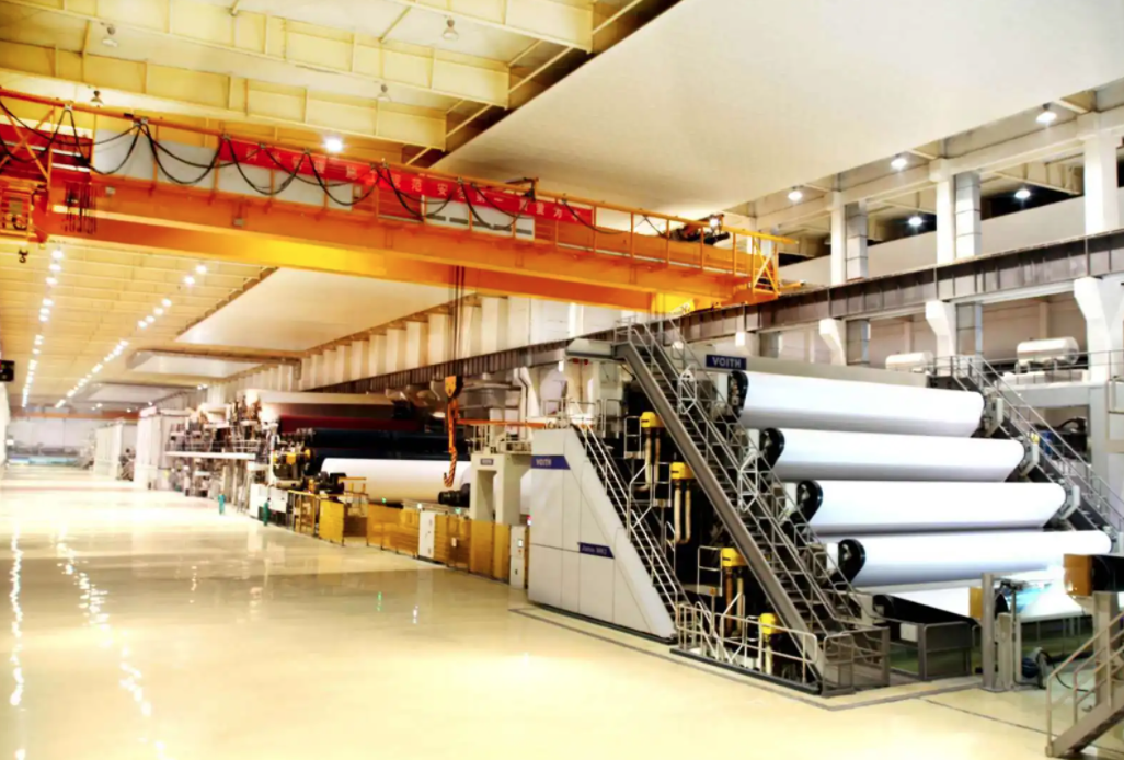 (圖:造紙廠(chǎng)運作現場(chǎng))