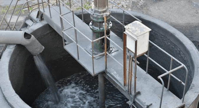 (圖:石膏脫硫塔起泡現場(chǎng))