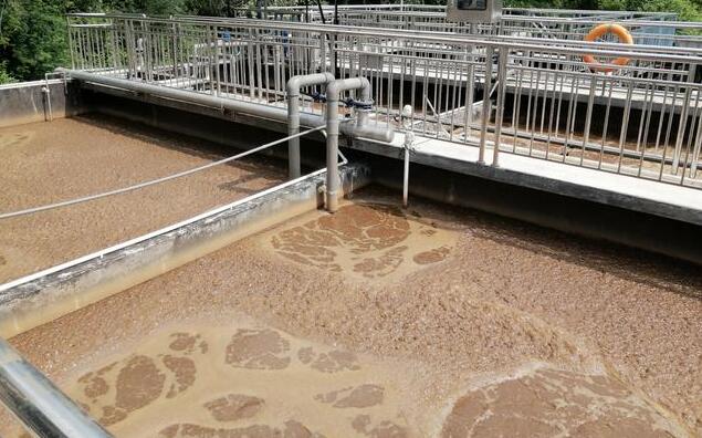 (圖:造紙紙漿廢水處理池起泡場(chǎng)景)