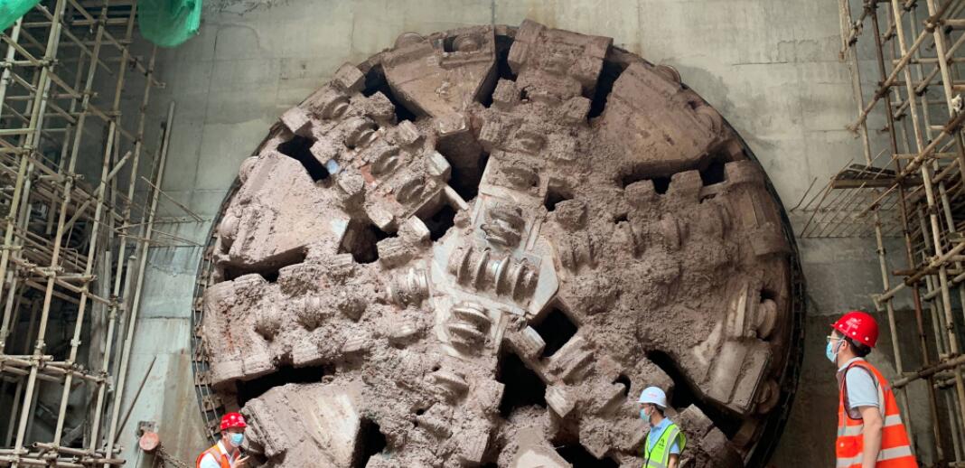 （圖：南輝管廊盾構消泡劑應用）